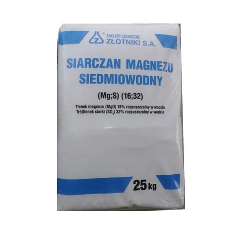 NAWÓZ SIARCZAN MAGNEZU 7 WODNY 25KG NA SIARCZAN MAGNEZU 7 WODNY