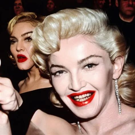 Krea Madonna And Marylin Monroe Taking A Selfie Trending