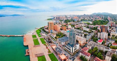 Premium Photo Novorossiysk City Aerial Panoramic View