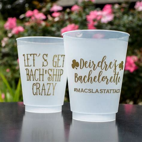 Custom Bachelorette Party Plastic Cups Personalized Shatterproof Cups Bachelorette Cups Bach