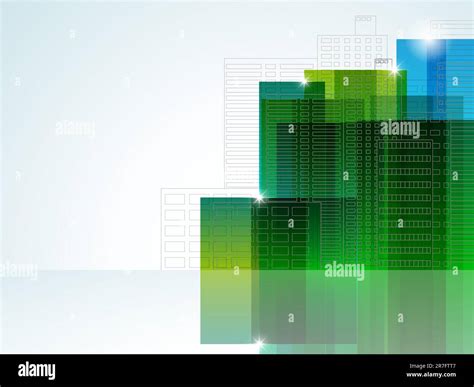 vector picture  abstract buildings stock vector image art alamy