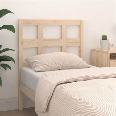 Bed Headboard 105 5x4x100 Cm Solid Wood Pine