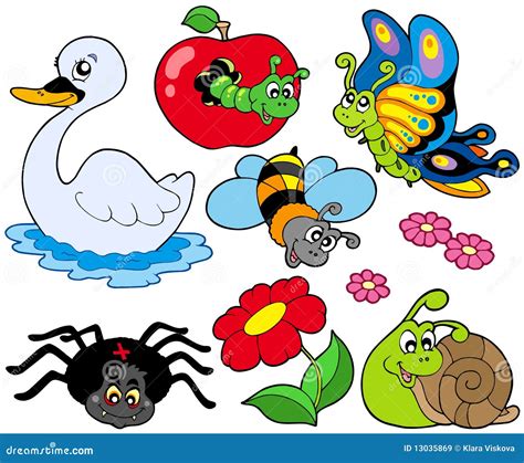 Small Animals Collection Set Cartoon Vector | CartoonDealer.com #47879033