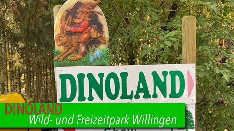 DINOLAND Im Wild Und Freizeitpark Willingen YouTube