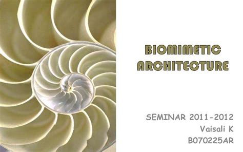 BIOMIMETIC ARCHITECTURE