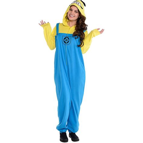 Adult Minion One Piece Pajamas Despicable Me One Piece Pajamas One