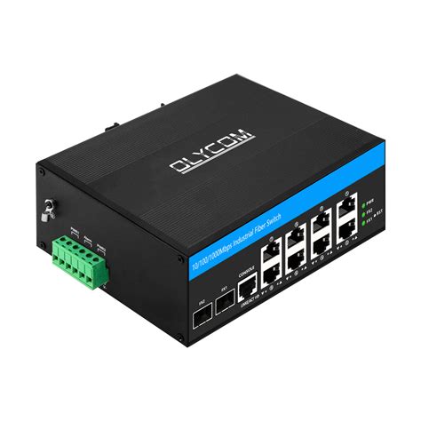 Industrial 10 100 1000mbps Managed Gigabit Ethernet Switch Vlan