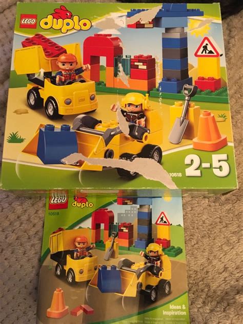 Lego Duplo My First Construction Site Set 10518 Complete With Box And Leaflet Ebay