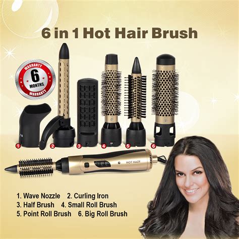 Buy 6 In 1 Hot Hair Brush Online At Best Price In India On