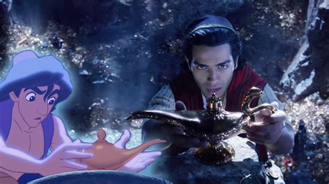 Disney S Aladdin Comparing The New Trailer To The Animated Movie