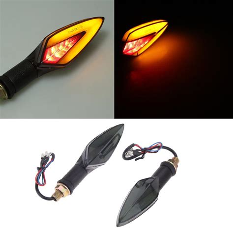 X Universal Motorcycle Amber Led Turn Signal Indicator Blinker Light