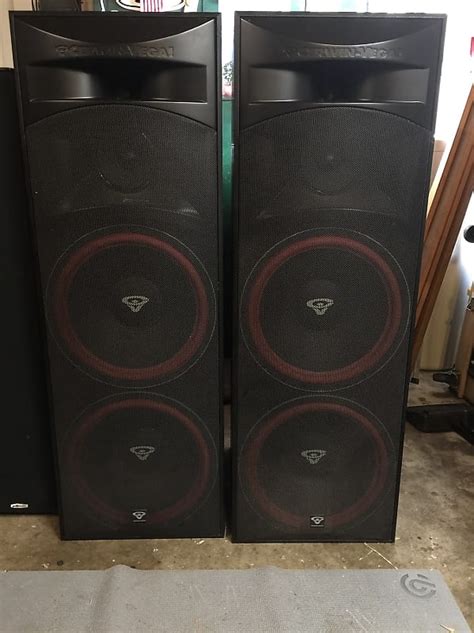 Cerwin Vega Cls Pair Home Theater Floor Speakers Reverb