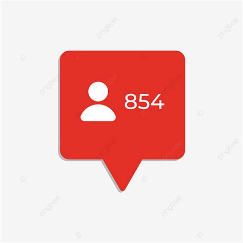 Instagram Following Clipart Hd Png Red Instagram Followers Media