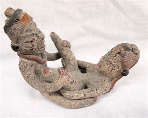 Mayan Erotica Effigy Figural Pottery