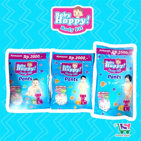 Jual Baby Happy Pants Pampers Popok Celana Bayi Anak Size S M XL