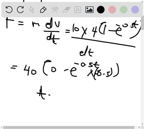 Solved 8 The Force F Acting On A Constant Mass M Moving At A