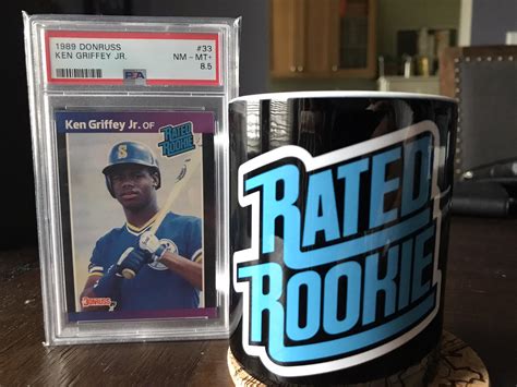 The Donruss Rated Rookie Logo: Mug & 1989 Donruss Ken Griffey Jr. Rated ...