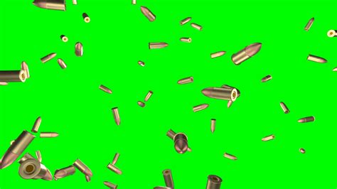 Falling Bullets Green Screen Stock Motion Graphics SBV-300170631 ...