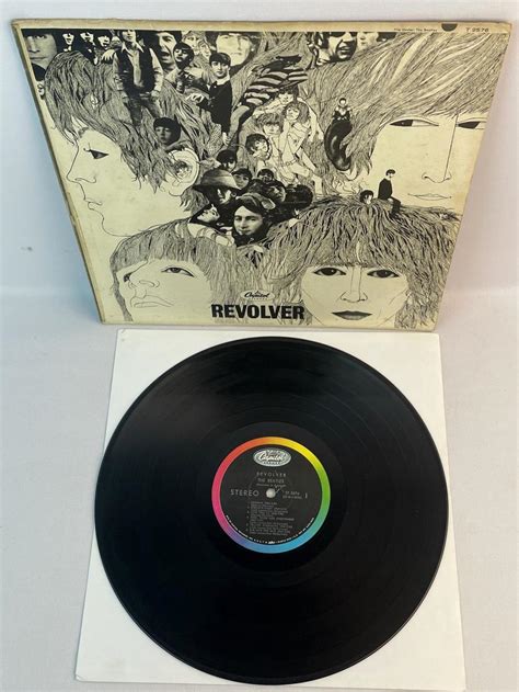 Lot Vintage 1966 The Beatles Revolver Capitol Records St 2576