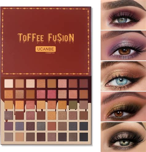 UCANBE Toffee Fusion Nude Eyeshadow Palette 48 Neutral Shades Naked