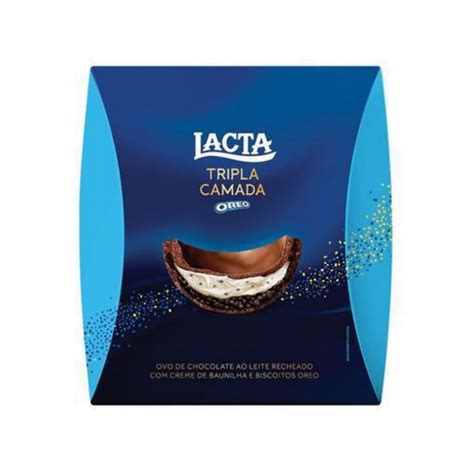 Ovo De Pascoa Oreo Lacta Chocolate Tripla Camada G Shopee Brasil