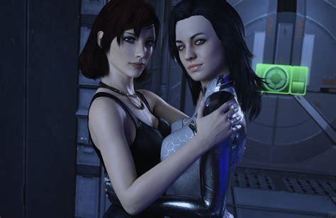 Shepard Commander And Miranda Lawson Mass Effect By Alienally On