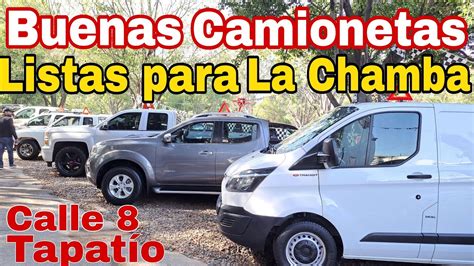 Listas Para La Chamba Buenas Camionetas Calle Tianguis De Autos