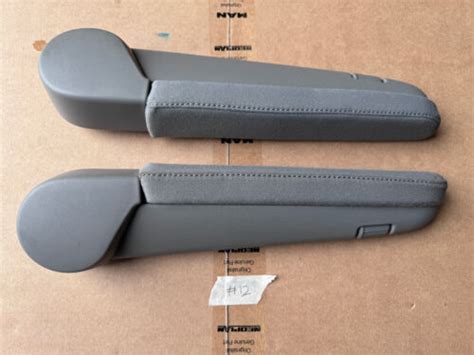 Volkswagen VW T5 T6 Transporter Armrests Art Grey Cloth 2010 2015 12