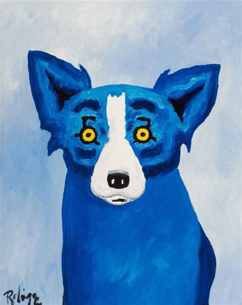 George Rodrigue Blue Dog 1996 Artsy