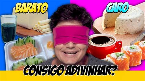 COMIDA CARA Vs COMIDA BARATA Consigo Acertar 10 YouTube