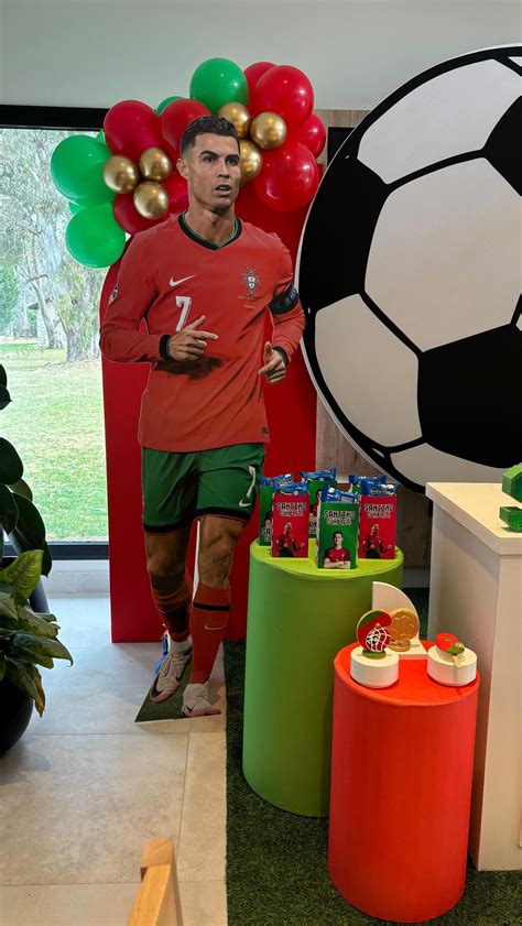 Decoraci N De Cr In Soccer Birthday Parties Ronaldo Birthday