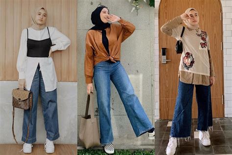 Style Baju Yang Cocok Untuk Celana Kulot Hijab Bikin Tambah Tinggi