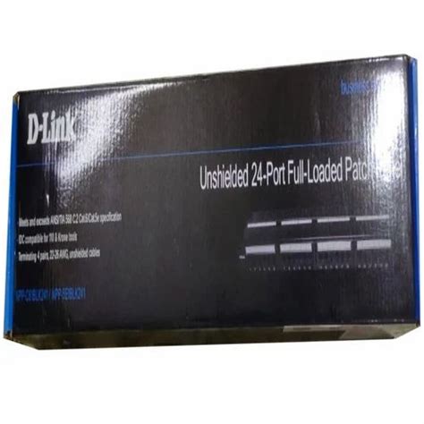 D Link Unshielded Port Fully Loaded Patch Panel At Rs Patch