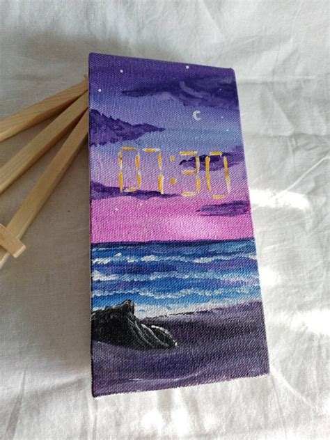 Sunset Painting on Canvas ,beach Painting. - Etsy