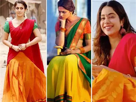 Take inspiration from actresses who aced the gorgeous half saree look