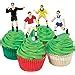 PME FS009 Football Soccer Toppers For Cake And Cupcakes Set Of 9 10