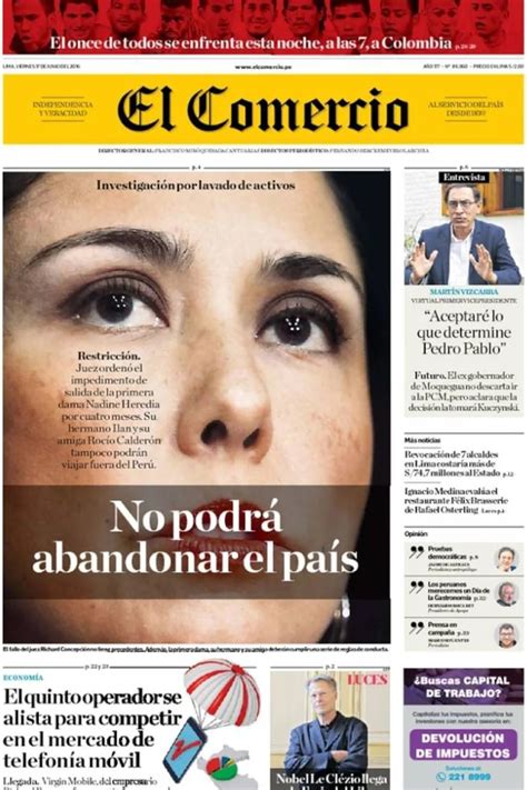 El Comercio Perú Viernes 17 De Junio De 2016 Infobae