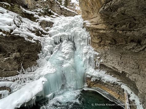 Johnston Canyon Winter Hike- Hiking Johnston Canyon in Winter