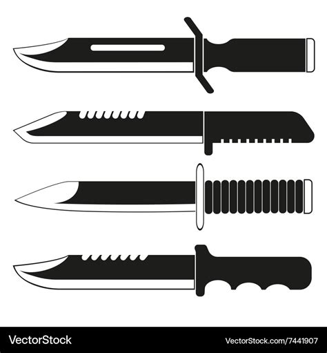 Knife Royalty Free Vector Image - VectorStock