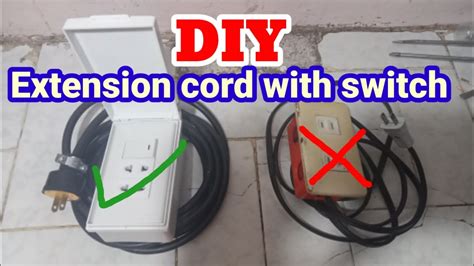 How To Make Extension Cord With Switch Paano Gumawa Ng Extension Cord