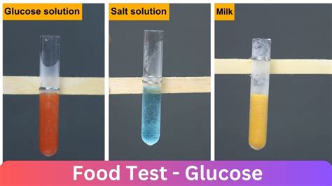 Food Test Glucose Thinktac Youtube