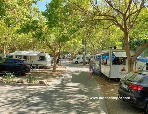 Área camper Camping El Pino en Torrox Costa Málaga Áreas Camper