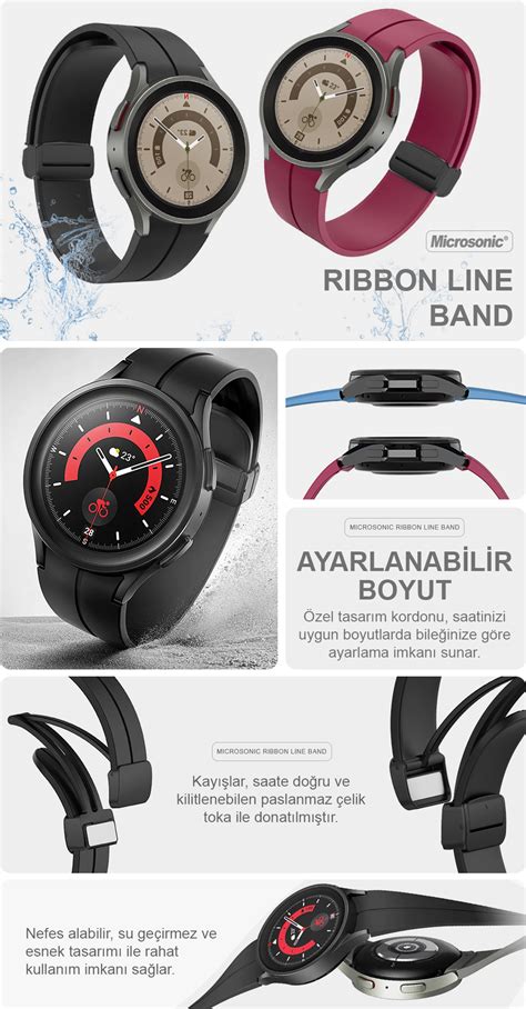 Microsonic Huawei Watch GT Elegant Kordon Ribbon Line Fiyatları ve