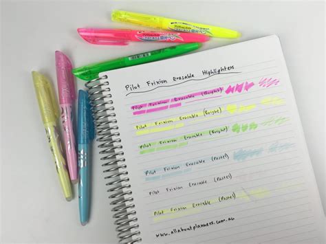 Best Highlighters For Bullet Journaling All About Planners