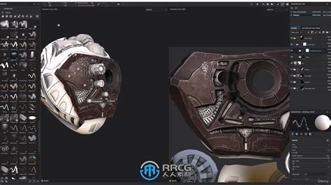 Substance Painter 2023纹理制作全面核心技术训练视频教程 3d与动画教程 人人cg 人人素材 Rrcg