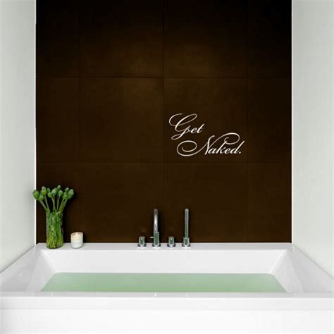 Get Naked Quote Wall Decals Stickers Graphics