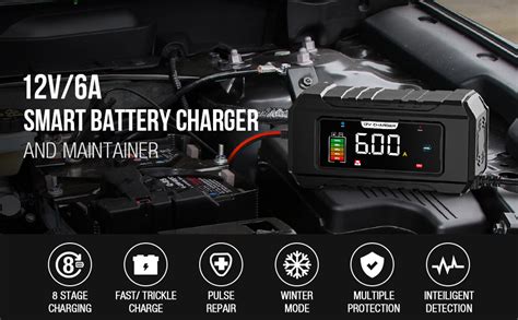 Car Battery Charger Nexpeak V Automatic Battery Charger With