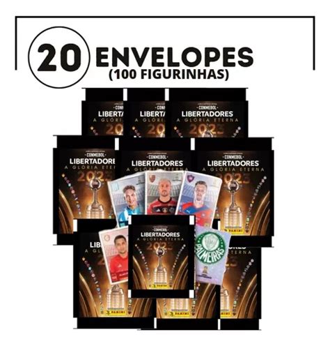 Conmebol Libertadores Kit Figurinhas Envelopes Kit