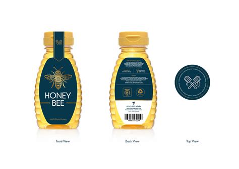 Honey Bee Honey Package Design Behance