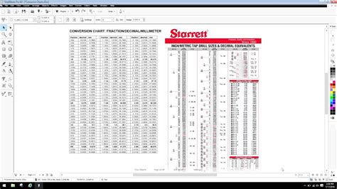 Imperial Metric Decimal Tap Drill Charts Tools For Cnc Youtube